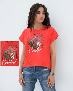 تیشرت گل کاری - تصویر 2