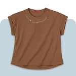 خرید تیشر پنبه ای آستین سرخود و پاکتی