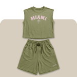 خرید ست تاپ و شلوارک زنانه