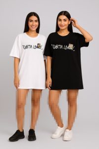 تن پوش تیشرت لانگ نخی ریواکا