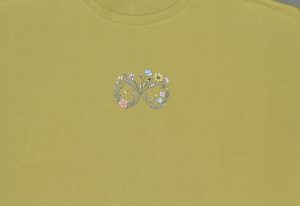 تیشرت زنانه پارچه پنبه آستین پاکتی