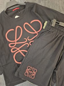 ست زنانه تیشرت و شلوارک پنبه ای