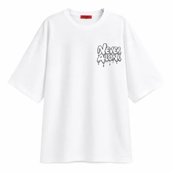 long-printed-tshirt-8691 تیشرت لانگ چاپی ۸۶۹۱ - تصویر 1