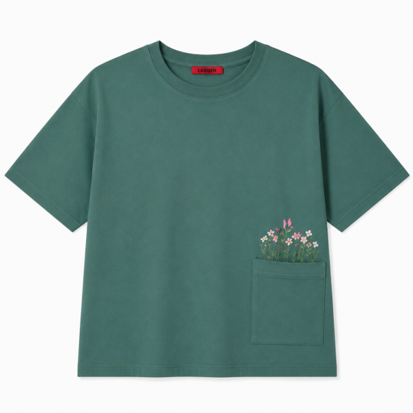 boxy-embroidered-tshirt-8859 تیشرت باکسی گلدوزی 8859