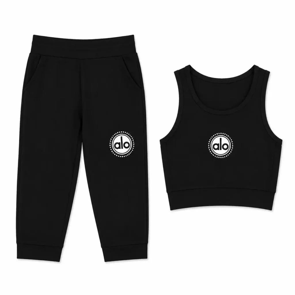 ست تاپ شلوارک چاپ ALO