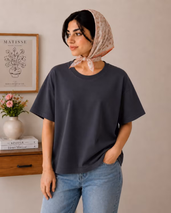 تیشرت باکسی 8894 - تصویر 2