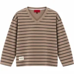 دورس زنانه راه‌راه یقه هفت Bershka 8923 - تصویر 8