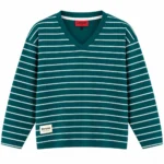 دورس زنانه راه‌راه یقه هفت Bershka 8923